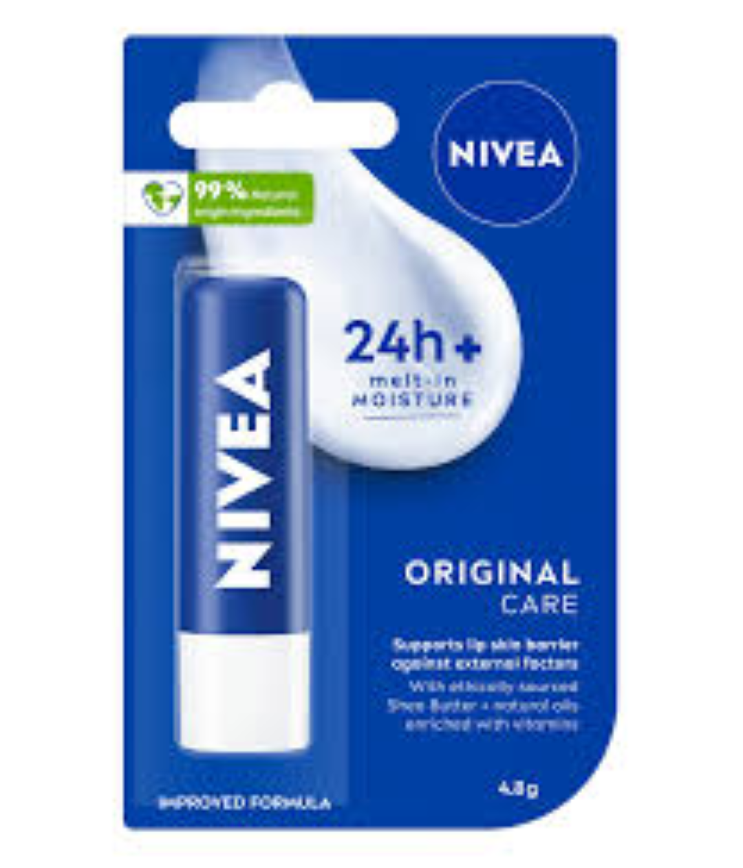 NIVEA LIP BALM ORIGINAL CARE 4.8G